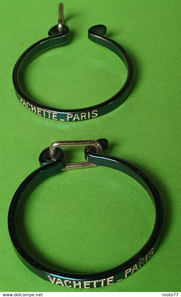 Lot 6 Anciens Outils  ANNEAUX Pour Porte CLEFS - Métal Bleuté - VACHETTE Paris - Etat D'usage "dans Leur Jus" -vers 1980 - Andere Geräte