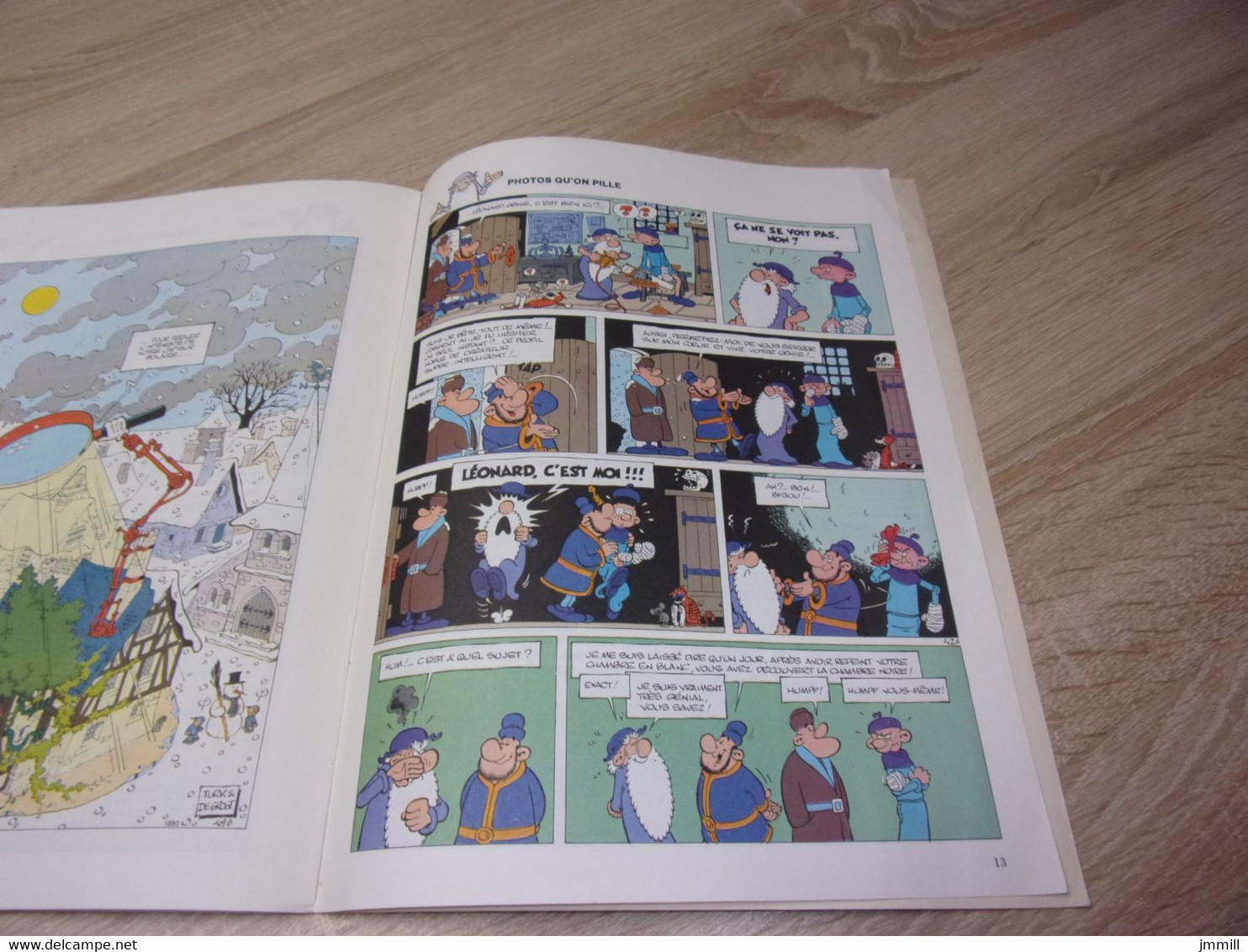 Achille Talon Et Leonard Bd Publicitaire Offert Par Lotus - Achille Talon