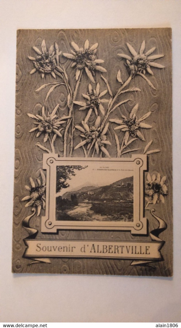 Carte Postale ( AB15 ) Ancienne De Alberville , Souvenir  ( JE PRECISE PAIEMENT UNIQUEMENT PAR CHEQUE  ) - Albertville