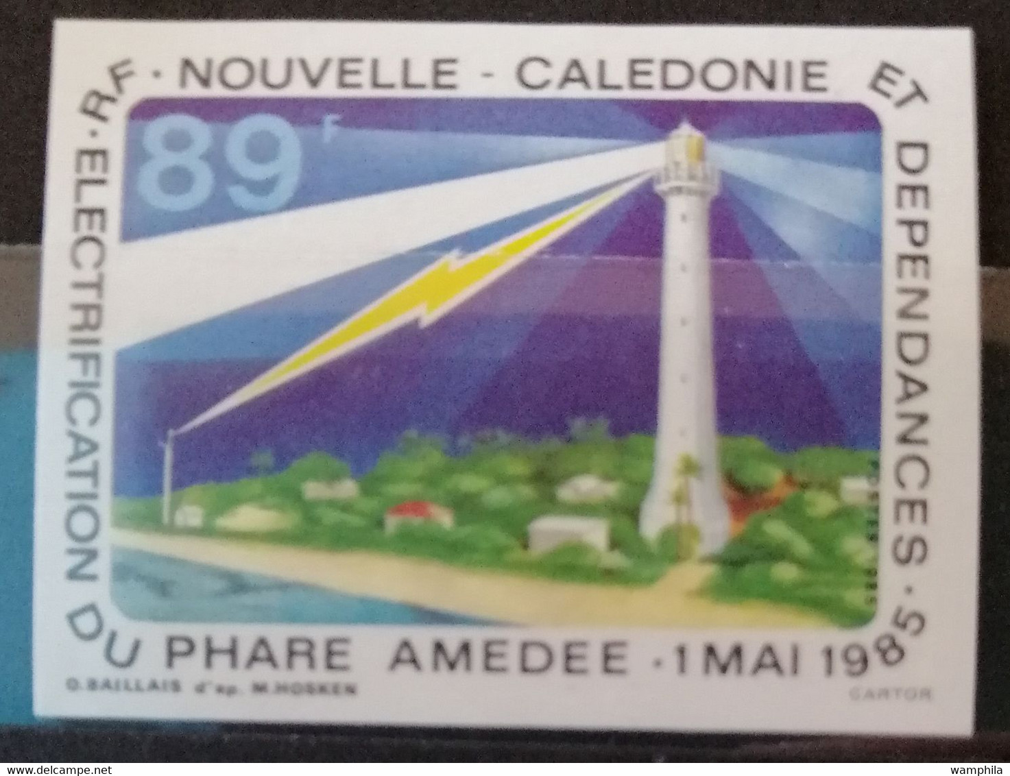 Nouvelle-Calédonie NON DENTELE N°515**. Cote 12€ - Imperforates, Proofs & Errors