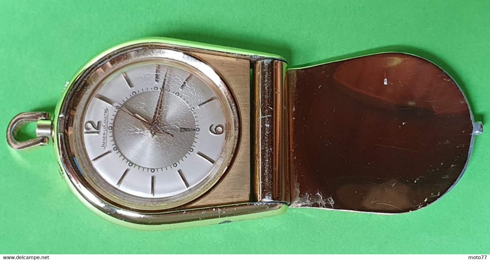 Réveil de voyage JAEGER LECOULTRE Mémovox - Pendulette de bureau - Alarme - Montre mouvement mécanique - vers 1960