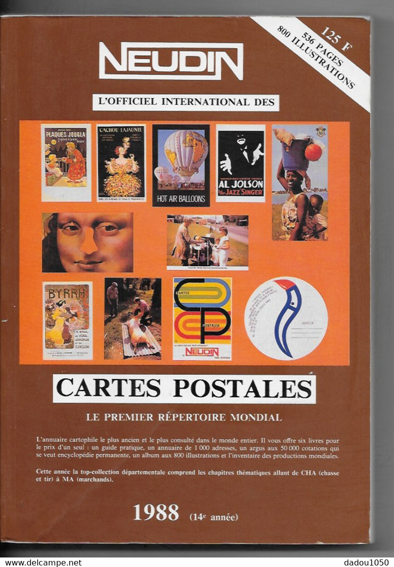 NEUDIN 1988 - Books & Catalogues