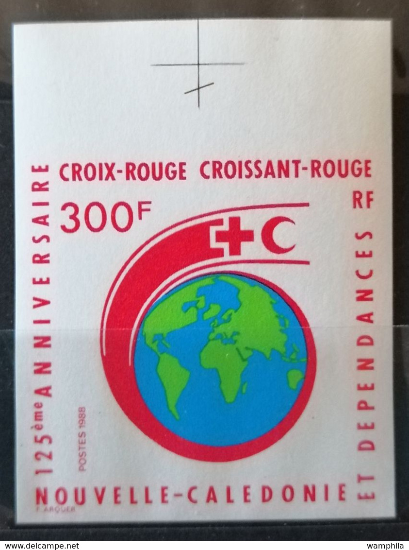 Nouvelle-Calédonie NON DENTELE N°562**. Croix-Rouge. Cote 20€ - Non Dentelés, épreuves & Variétés