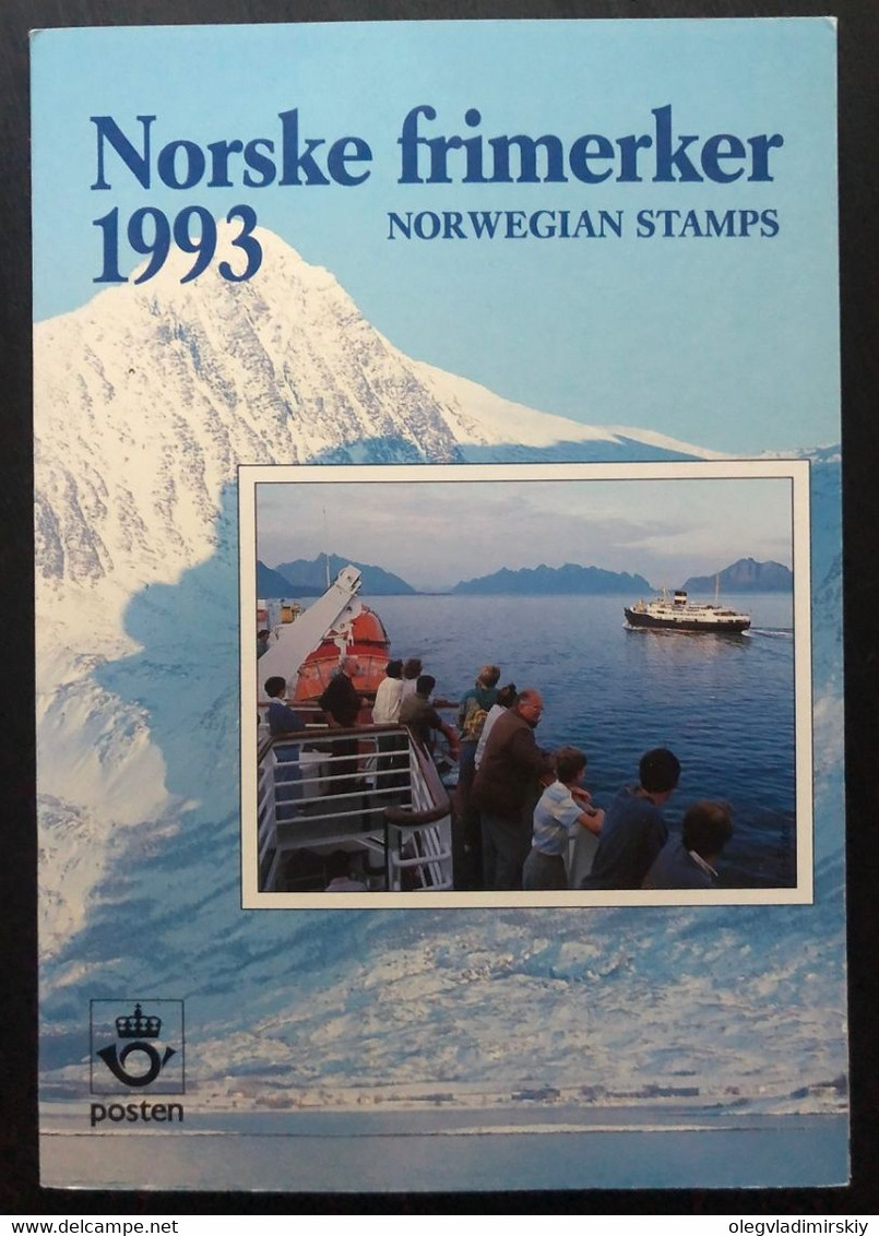 Norway Norge 1993 Full Stamp Year Set Mint In Official Booklet - Ganze Jahrgänge