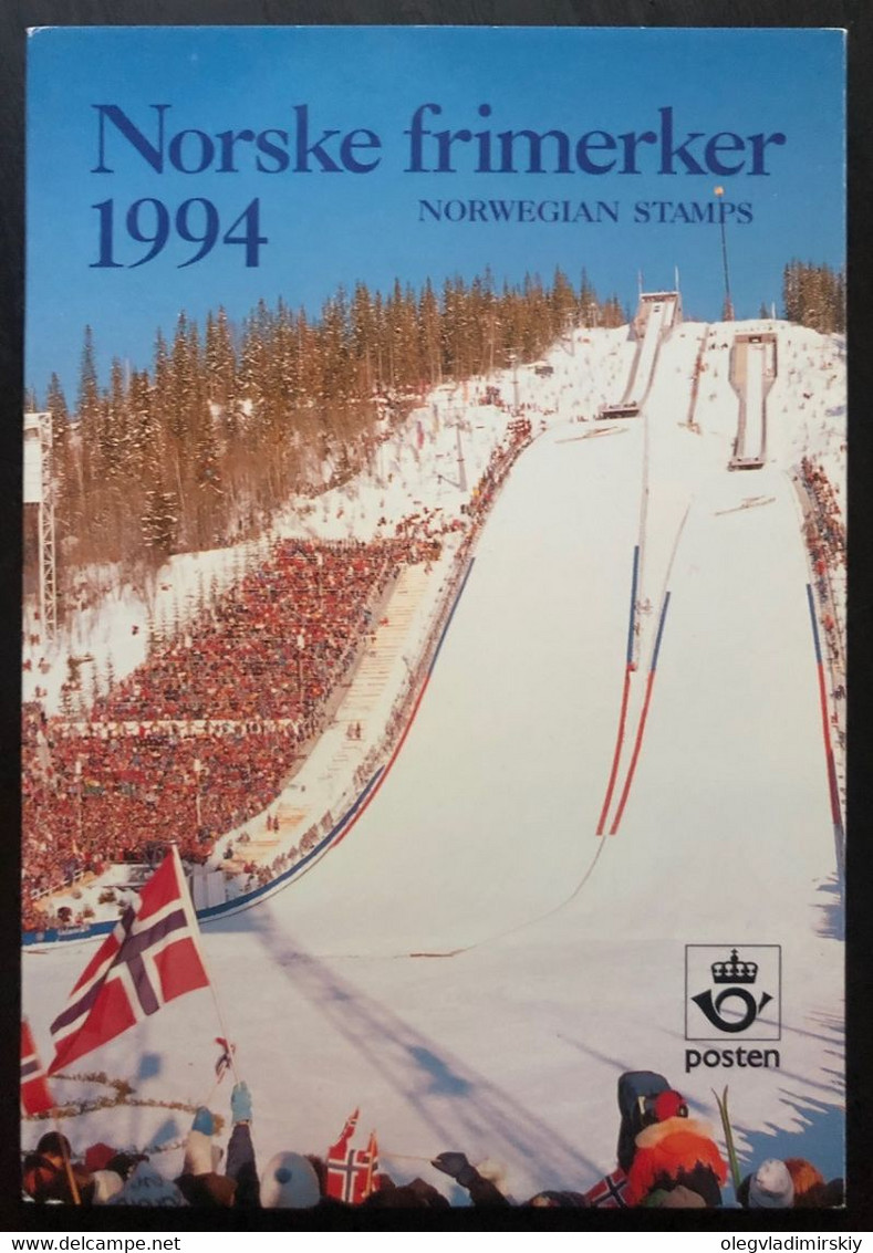 Norway Norge 1994 Full Stamp Year Set Mint In Official Booklet - Volledig Jaar