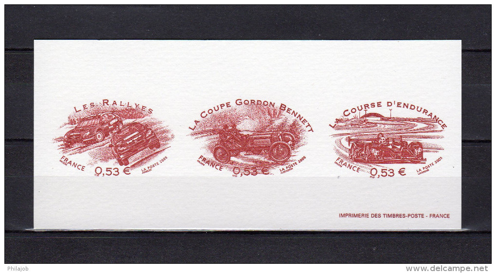 " COUPE GORDON BENNETT " Sur 2 Gravures Officielles De 2005 N° YT 3795 à 3800  En PARFAIT état ! - Documents Of Postal Services