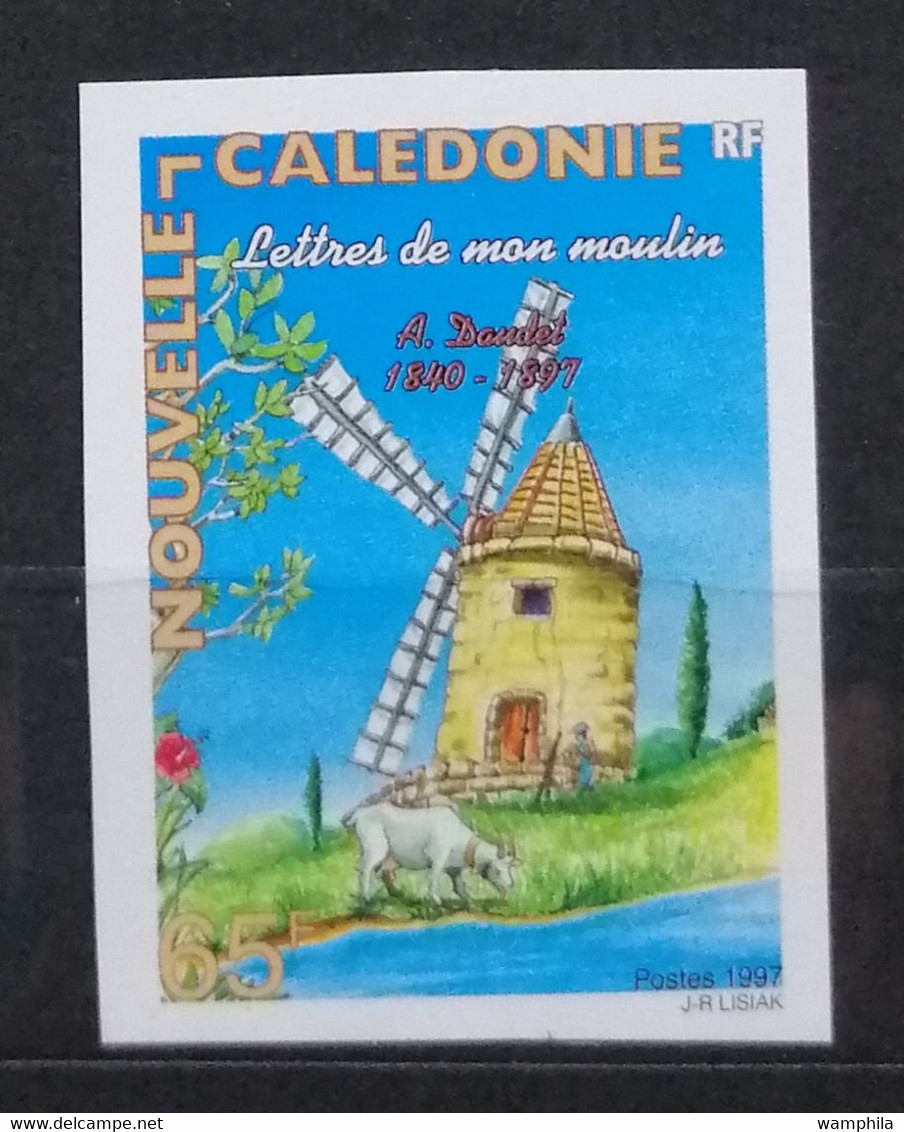 Nouvelle-Calédonie NON DENTELE N°739/42**. Ecrivain Alphonse Daudet . Cote 30€ - Ongetande, Proeven & Plaatfouten