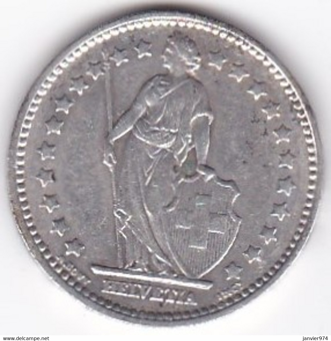 Suisse. 1 Franc 1957 B , En Argent - 1 Franken