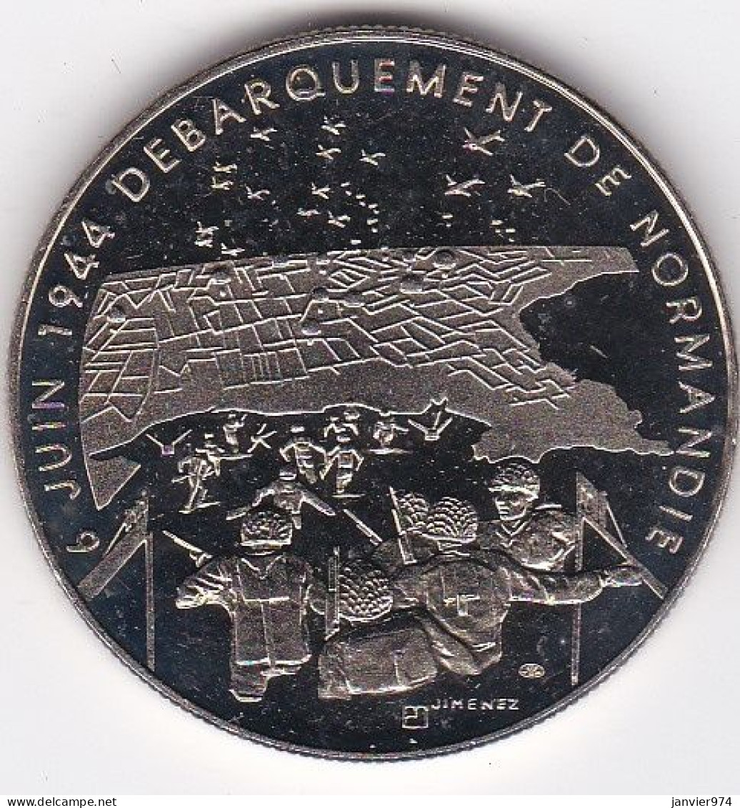 Medaille En Nickel, 6 Juin 1944 Débarquement De Normandie, Croix De Lorraine 1939 -1945, FDC - 1939-45