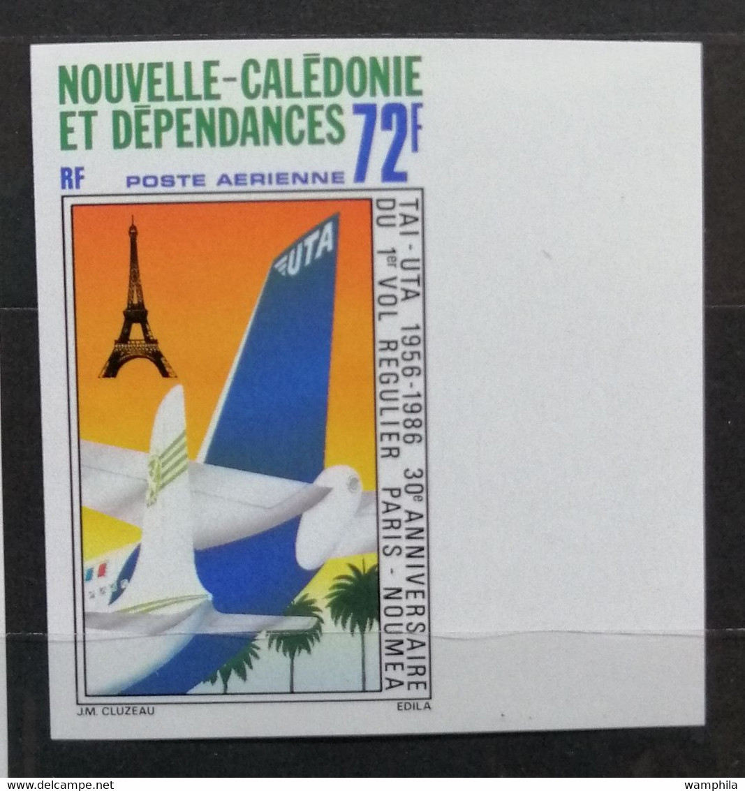 Nouvelle-Calédonie NON DENTELE P.A N°253**. Cote 10€ - Ongetande, Proeven & Plaatfouten