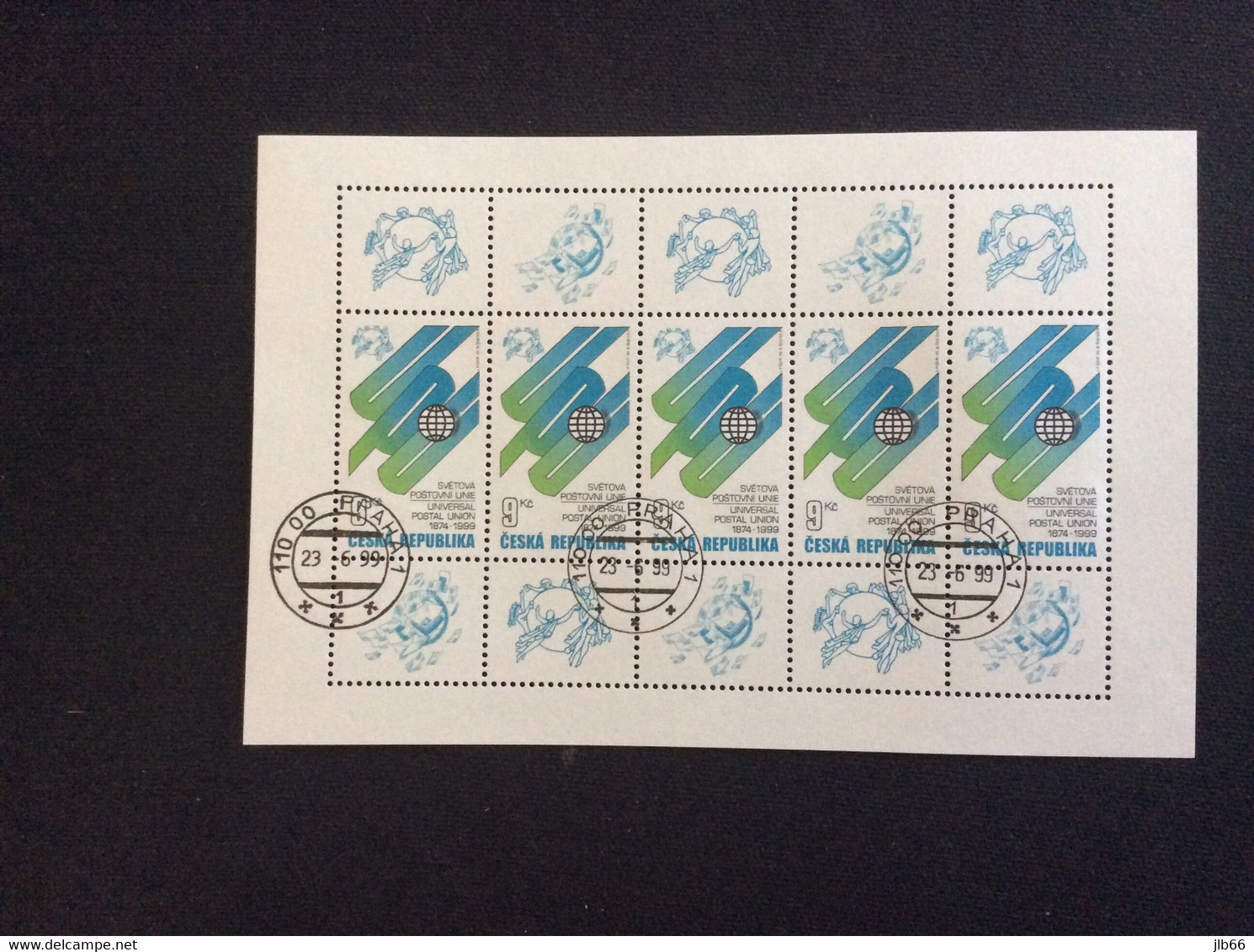 1999 Yvert 219 125 Ans De L’Union Postale Universelle UPU Oblitéré Used - Blocs-feuillets