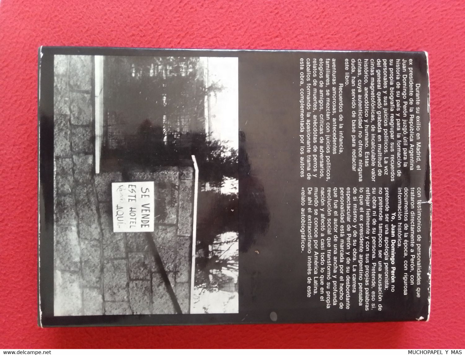 ANTIGUO LIBRO YO, JUAN DOMINGO PERÓN, RELATO AUTOBIOGRÁFICO, EDITORIAL PLANETA 1976 ESPEJO DEL MUNDO..VER FOTOS......... - Biografías