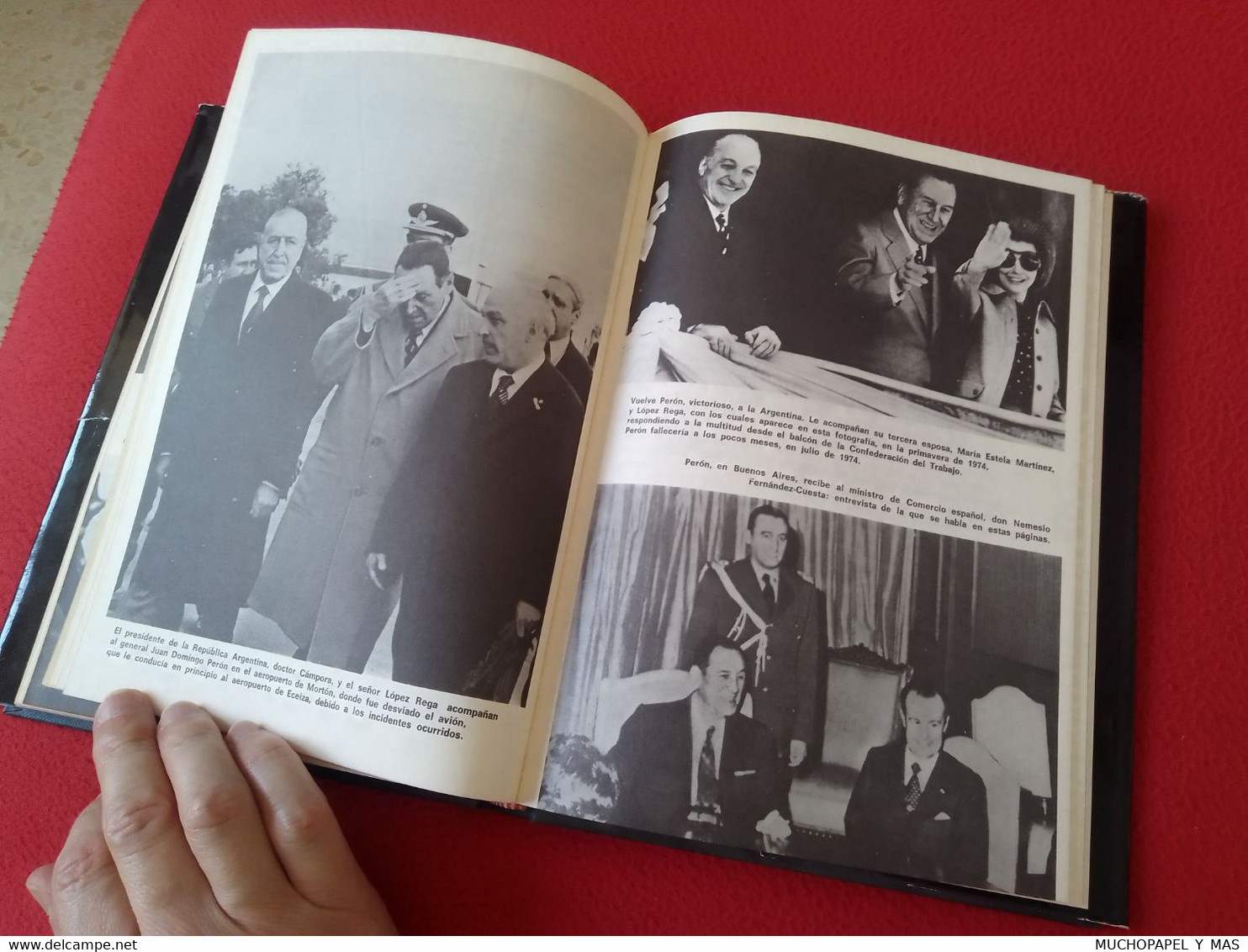 ANTIGUO LIBRO YO, JUAN DOMINGO PERÓN, RELATO AUTOBIOGRÁFICO, EDITORIAL PLANETA 1976 ESPEJO DEL MUNDO..VER FOTOS.........