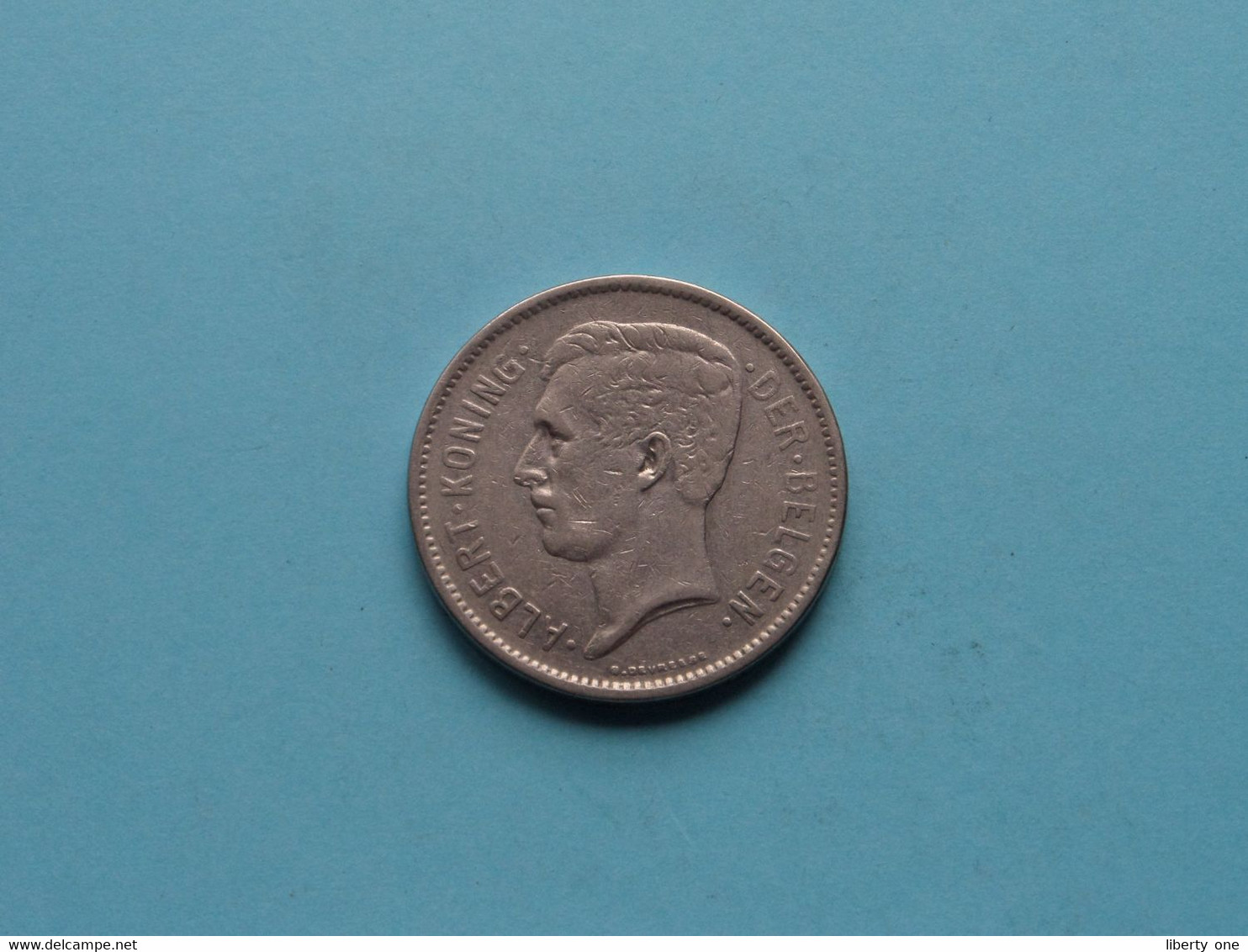 1931 VL - 5 Frank / KM 98 > ( Uncleaned Coin / For Grade, Please See Photo ) ! - 5 Frank & 1 Belga
