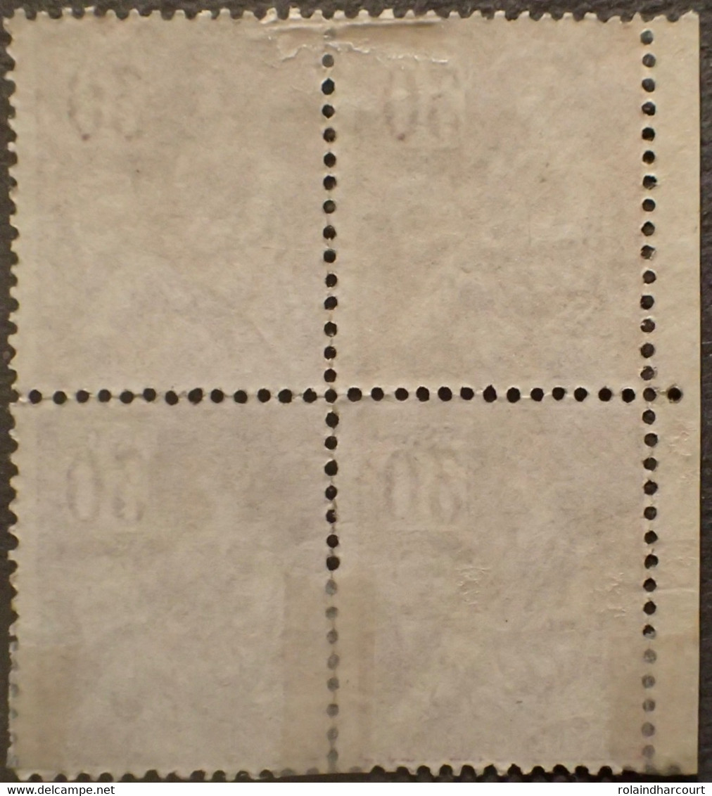 DF50478/200 - FRANCE - 1902 - TYPE MOUCHON (BLOC) N°115 TIMBRES NEUFS(*) BdF - 1900-02 Mouchon