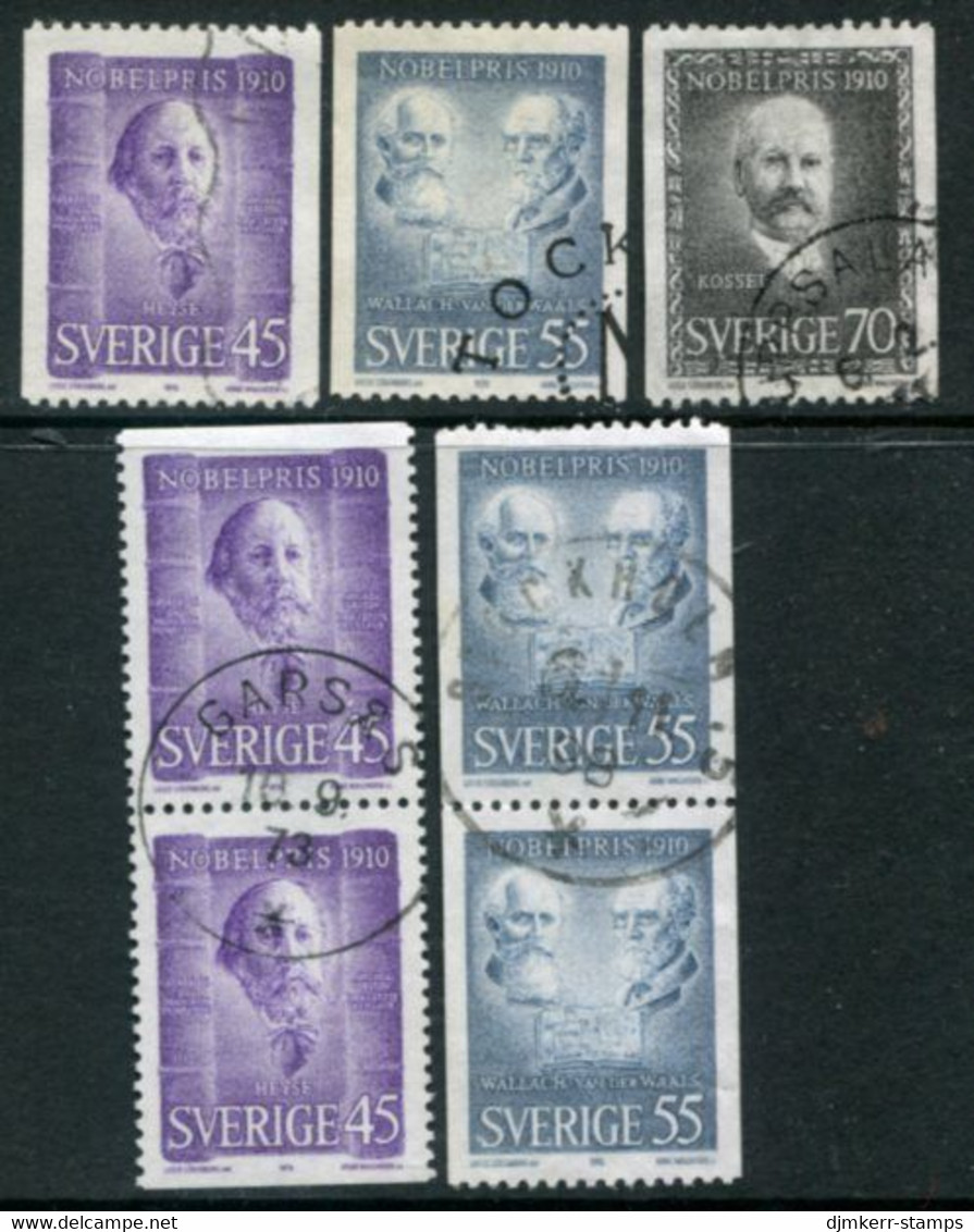 SWEDEN 1970 Nobel Laureates Of 1910 Used.  Michel 697-99 - Oblitérés