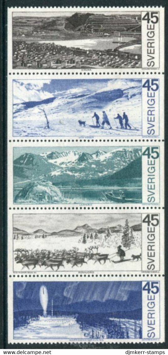 SWEDEN 1970 Tourism: North Sweden MNH / **.  Michel 676-80 - Unused Stamps