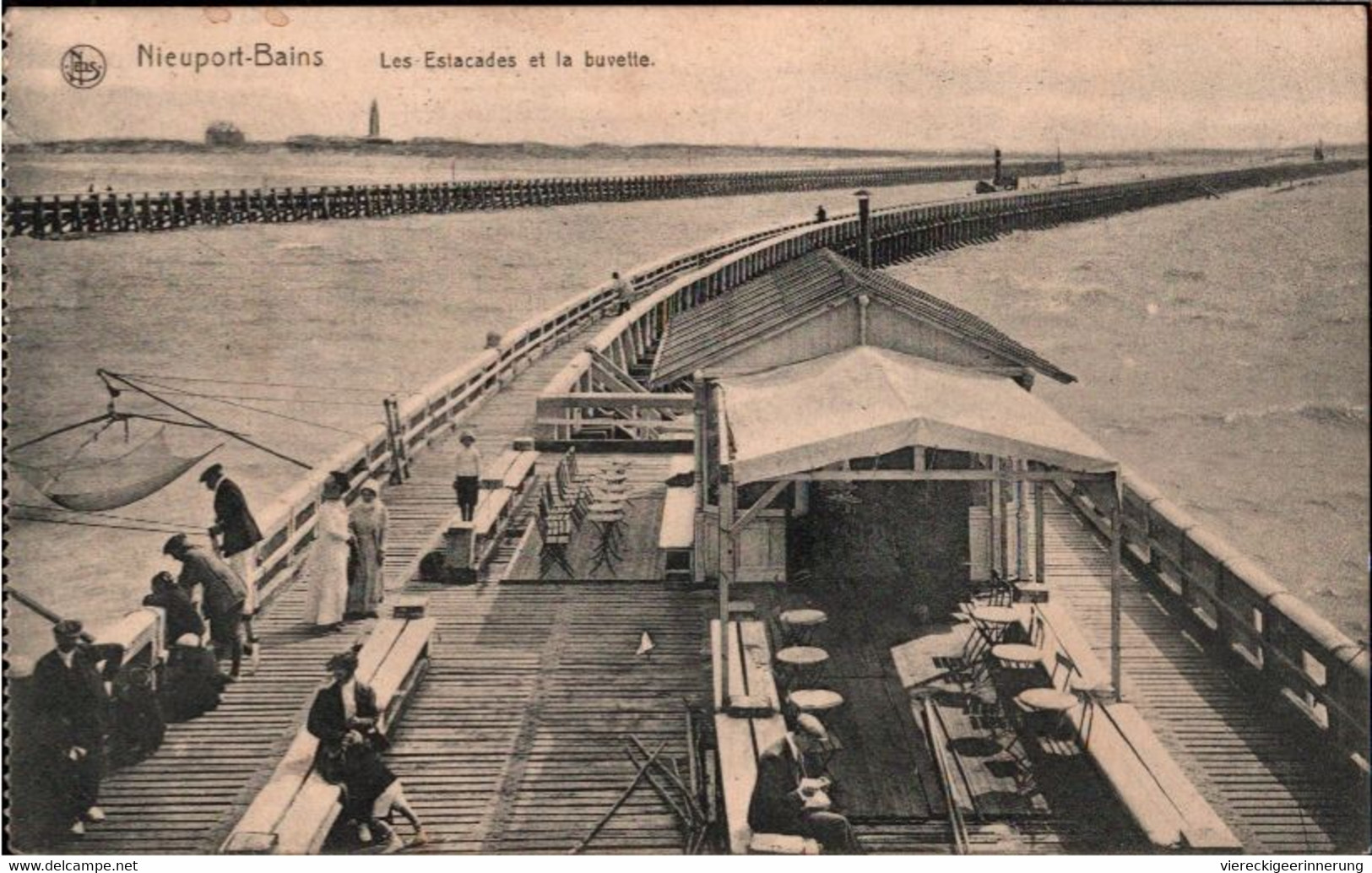 !  Cpa, Ansichtskarte Nieuport Bains, Nieuwport, 22.12.1914, Feldpost, 1. Weltkrieg, Fishing - Nieuwpoort