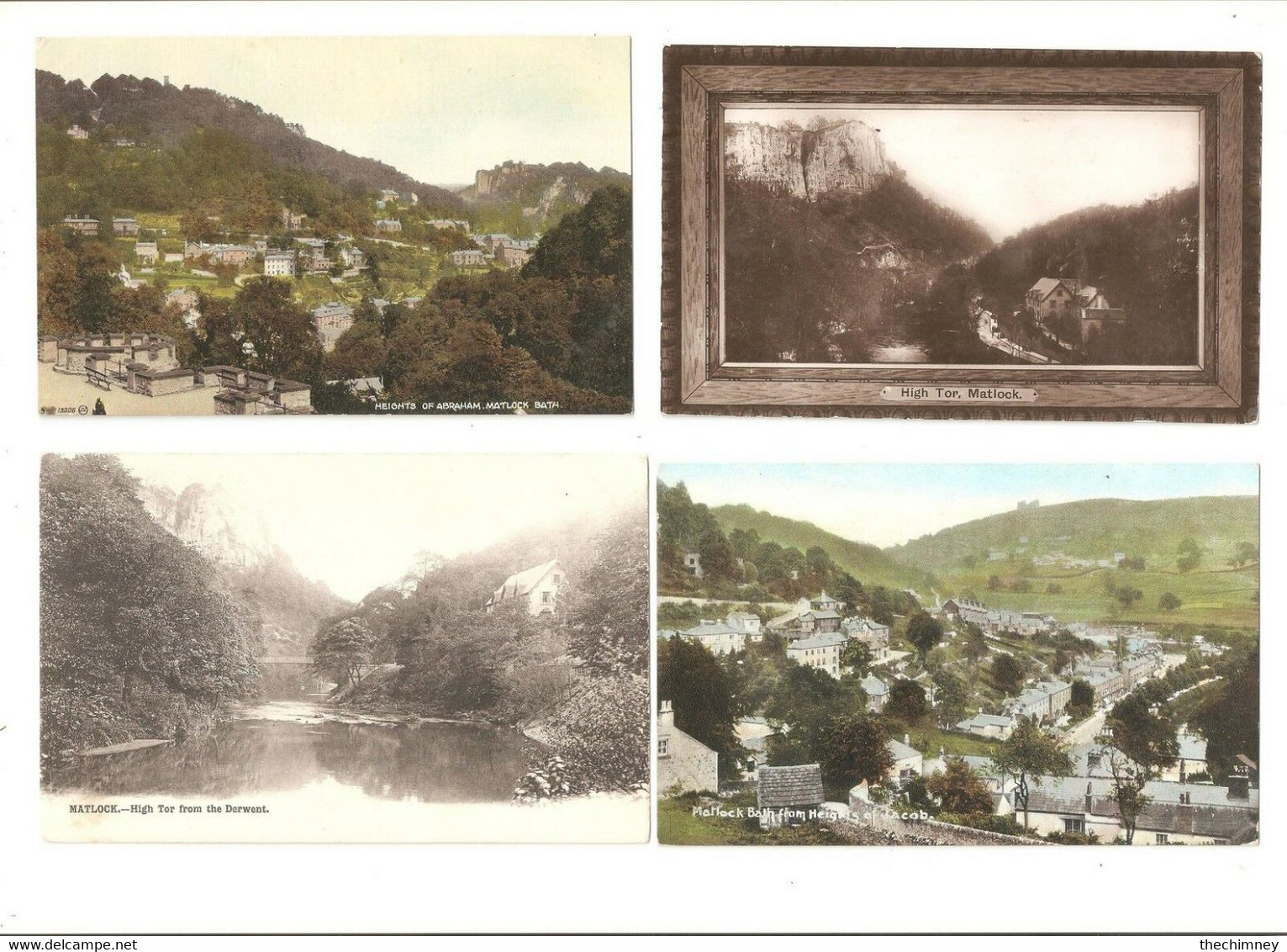 FOUR CARDS  OF MATLOCK DERBYSHIRE - Derbyshire