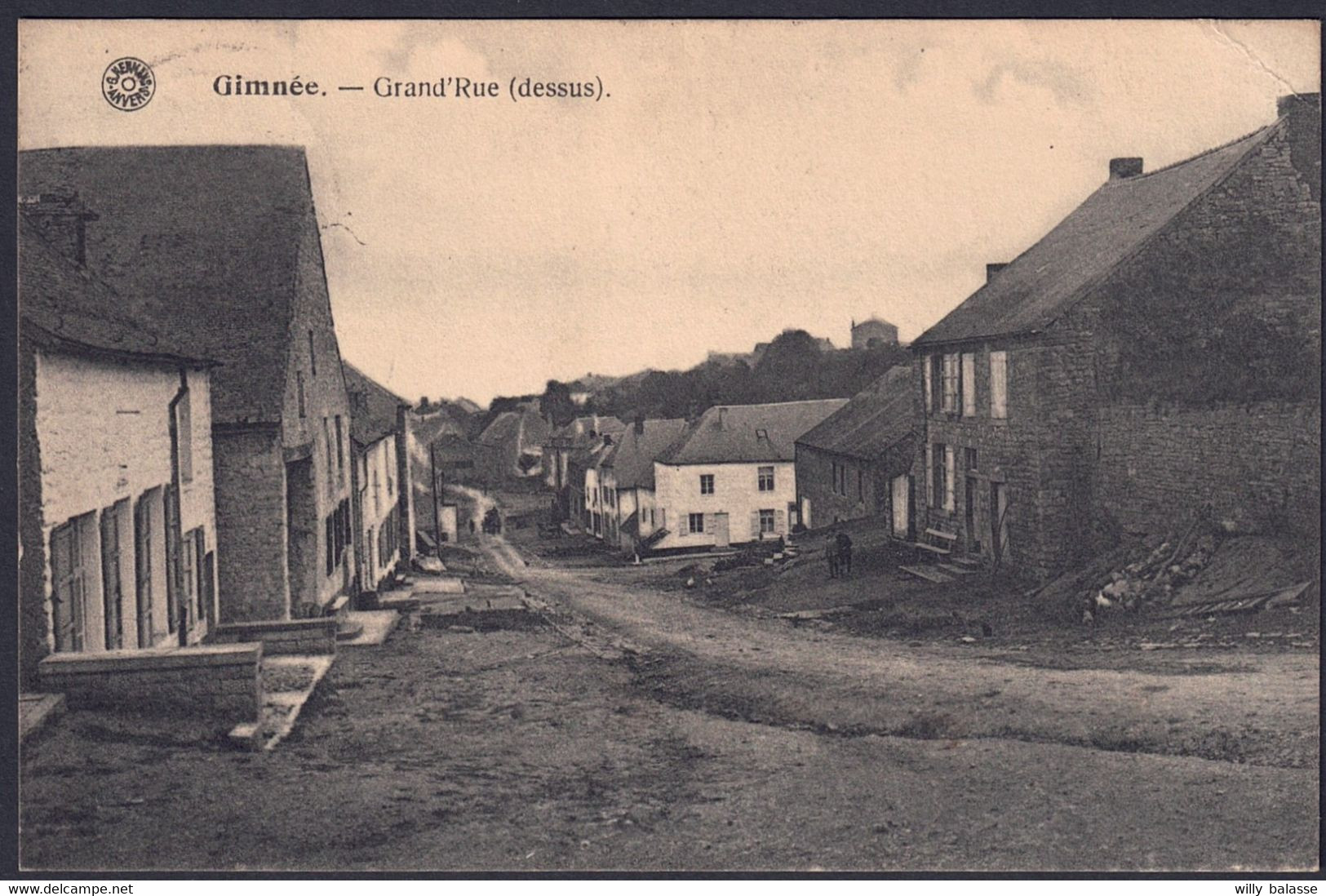 +++ CPA - GIMNEE - Grand'Rue - Dessus - Cachet Relais 1923  // - Doische