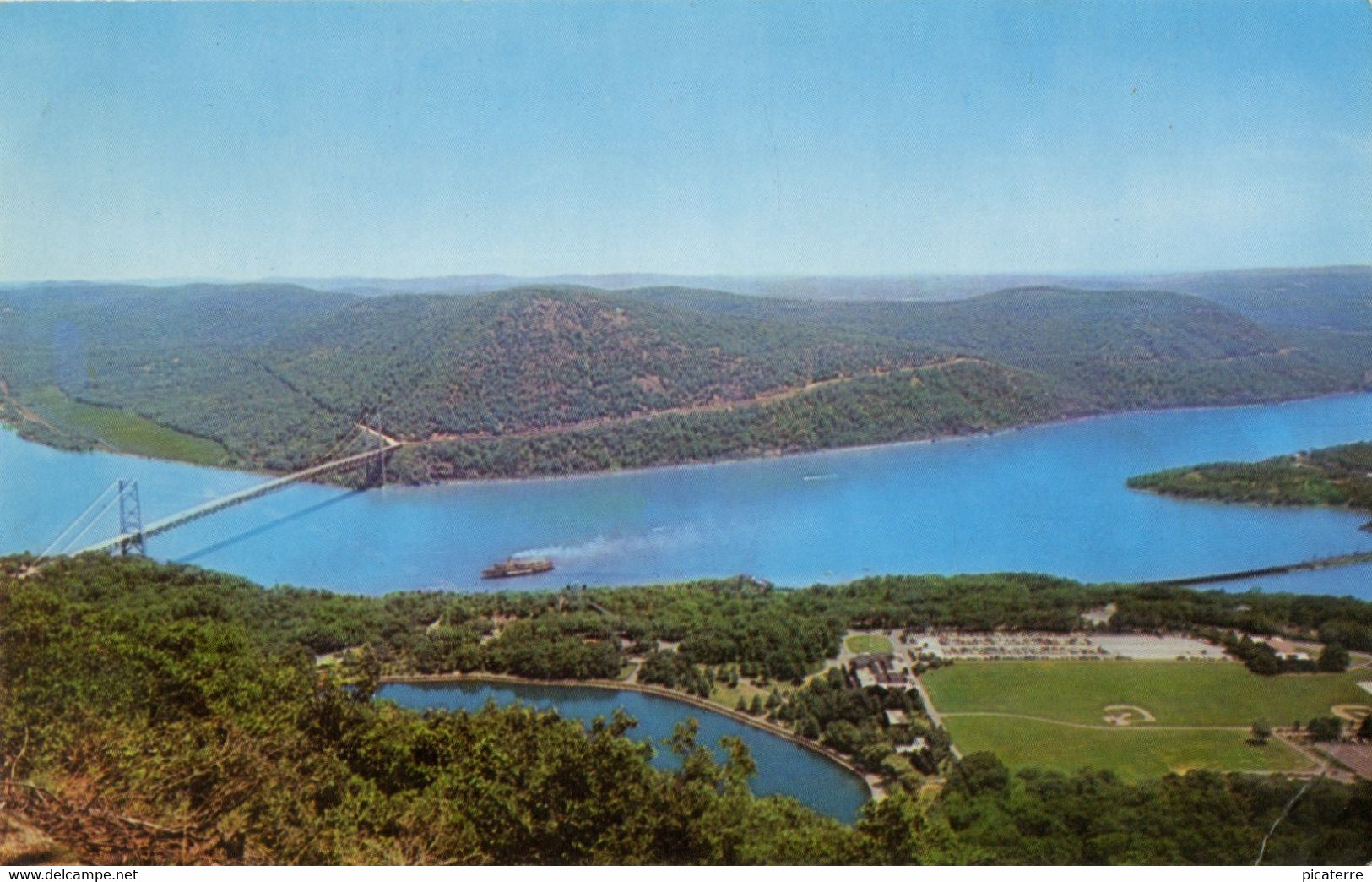 Bear Mountain State Park, New York -Aerial View Taken From Perkins Memorial Drive-Pendor 37040-B - USA National Parks