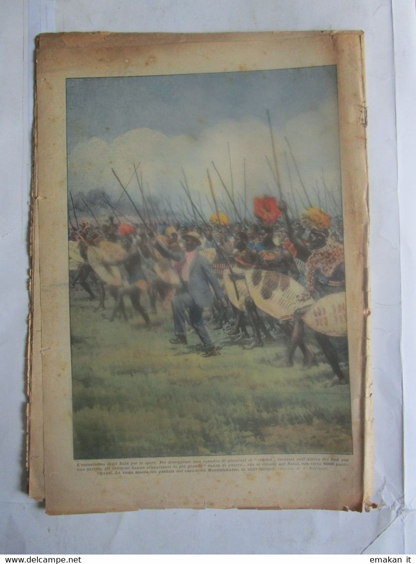 # DOMENICA DEL CORRIERE N 10 /1928 VIAGGIO PRINCIPE IN ERITREA / ZULU' IN DANZA / AFRICA NERA - First Editions