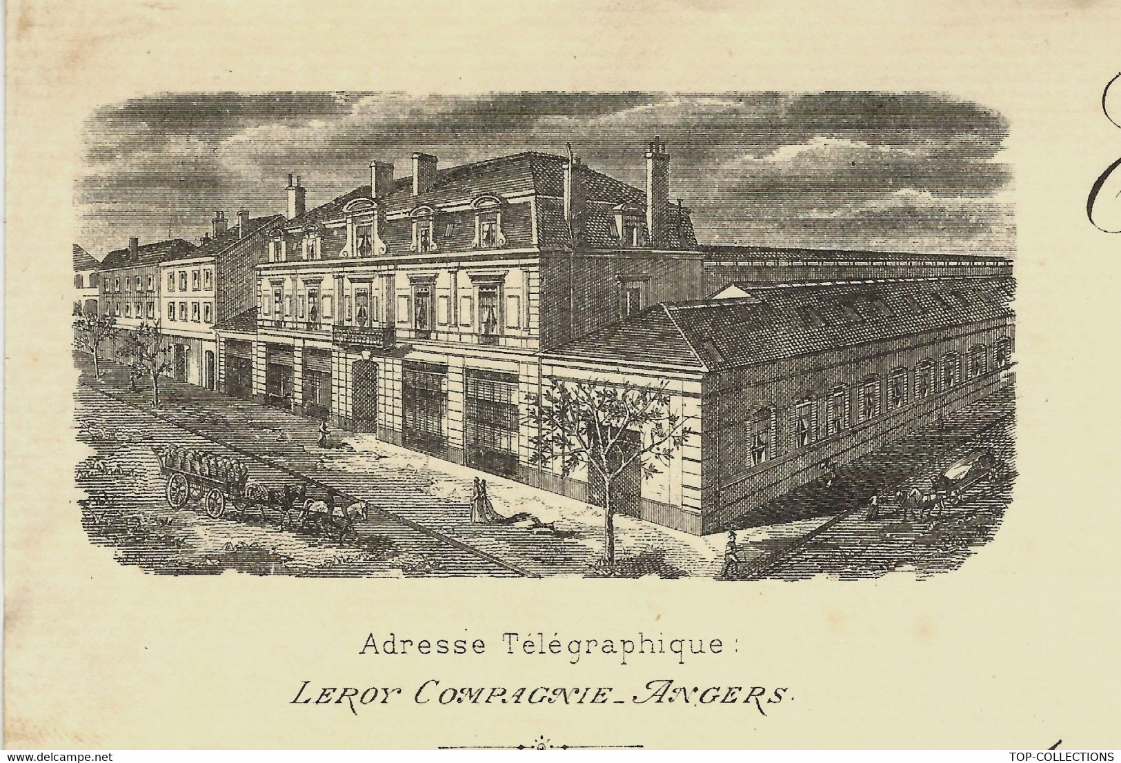 ANDRE LEROY SAVANT BOTANISTE MANUFACTURIER GRAINETIER ANGERS 1889 => Le Gars Landrevarzec Finistère VOIR SCANS+HIST - 1900 – 1949