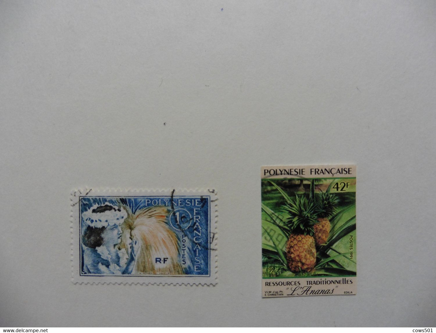 Océanie > Polynésie Française > 2 Timbres N° 27/374 Oblitérés - Used Stamps