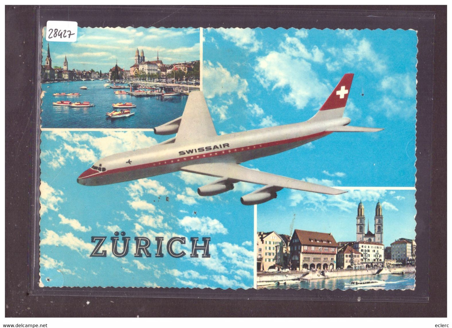 FORMAT 10x15cm - FLUGHAFEN ZÜRICH KLOTEN - AVION - AVIATION SUISSE - TB - Kloten