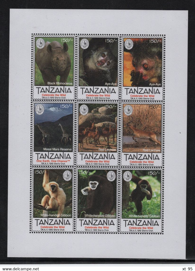 Tanzanie - N°1716 à 1724 - Faune Sauvage - Cote 9€ - ** Neufs Sans Charniere - Tansania (1964-...)