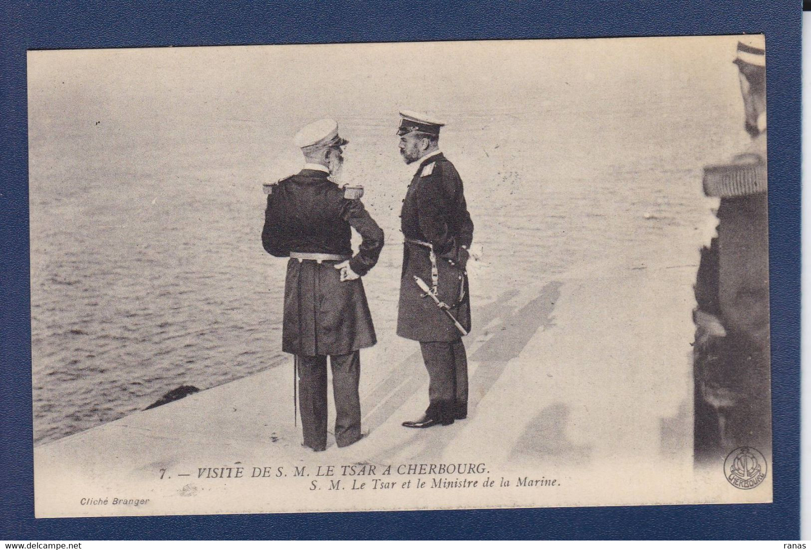 CPA [50] Manche > Cherbourg Visite Du Tsar De Russie Russia Non Circulé - Cherbourg