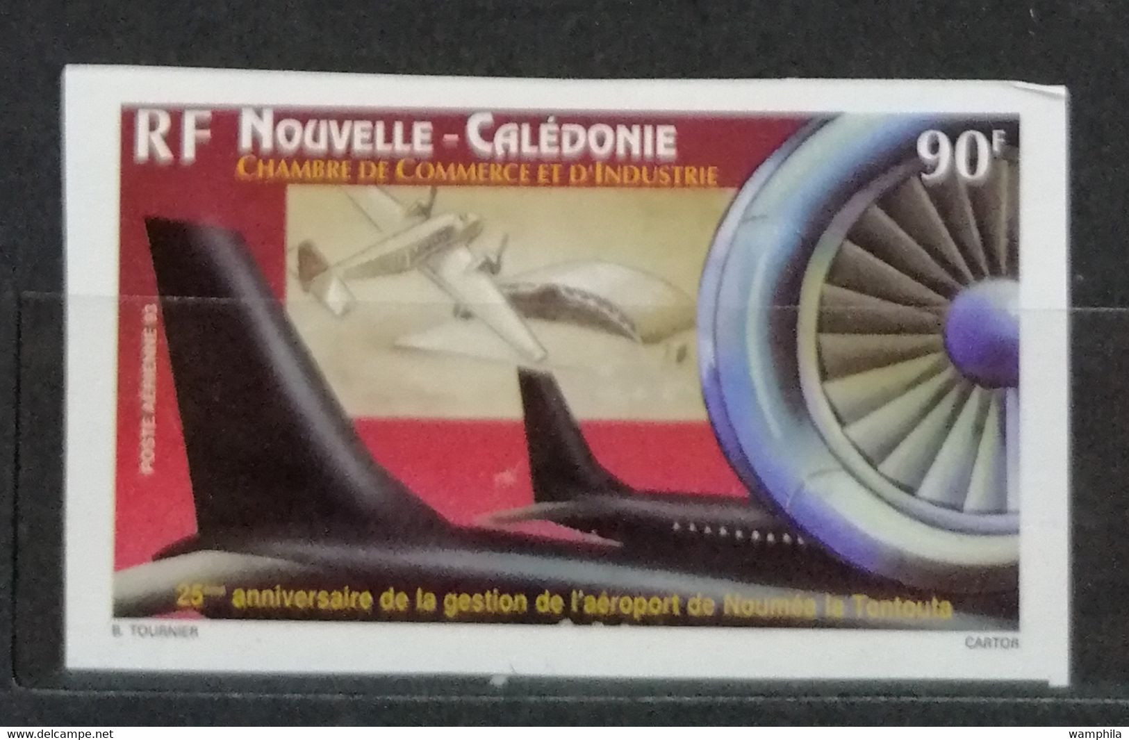 Nouvelle-Calédonie NON DENTELE N°317**.. Cote 10€ - Geschnittene, Druckproben Und Abarten