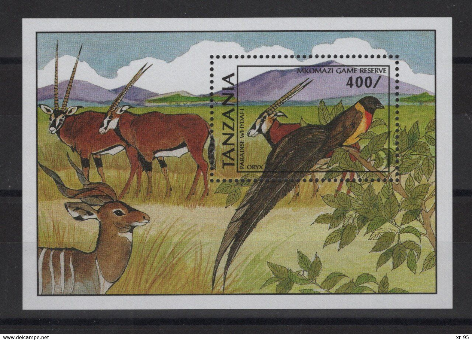 Tanzanie - BF N°127 - Faune Sauvage - Cote 8€ - ** Neufs Sans Charniere - Tanzania (1964-...)