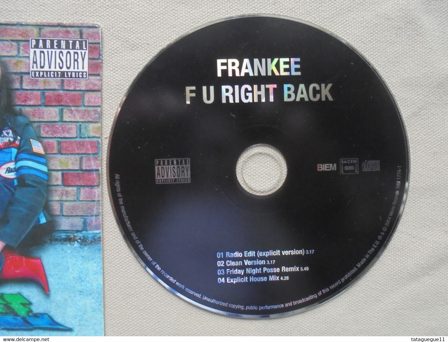 CD - FRANKEE FURB - 4 Titres - Marro Records - 2004 - Soul - R&B