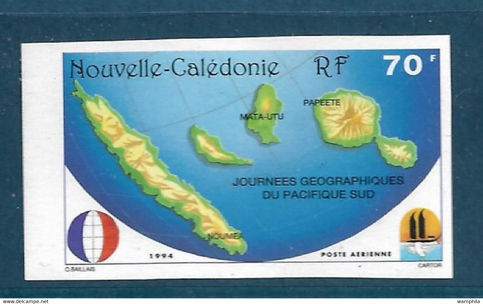 Nouvelle-Calédonie NON DENTELE  N°321**.. Cote 10€ - Non Dentellati, Prove E Varietà