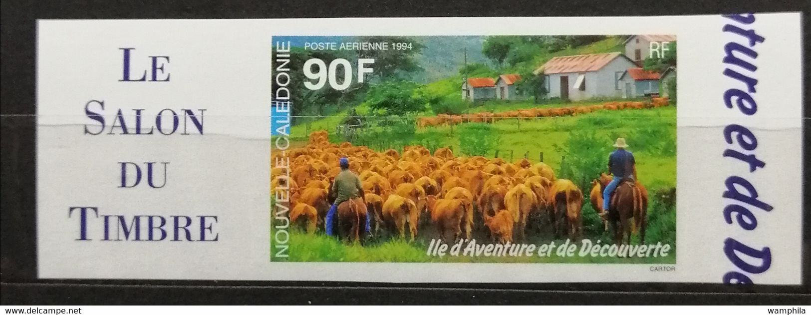 Nouvelle-Calédonie NON DENTELE  P.A N°331/32**.. Cote 15€ - Ongetande, Proeven & Plaatfouten