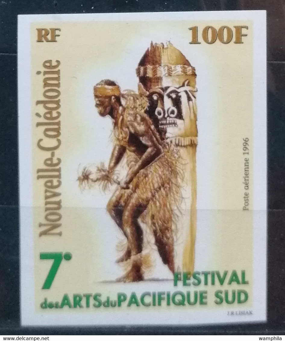 Nouvelle-Calédonie NON DENTELE  P.A N°345**.Arts Du Pacifique-sud. Cote 10€ - Ongetande, Proeven & Plaatfouten