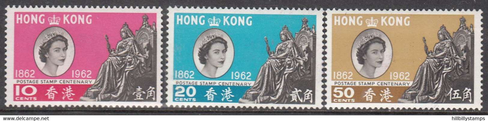 HONG KONG  SCOTT NO 200-2  MNH  YEAR  1962 - Unused Stamps