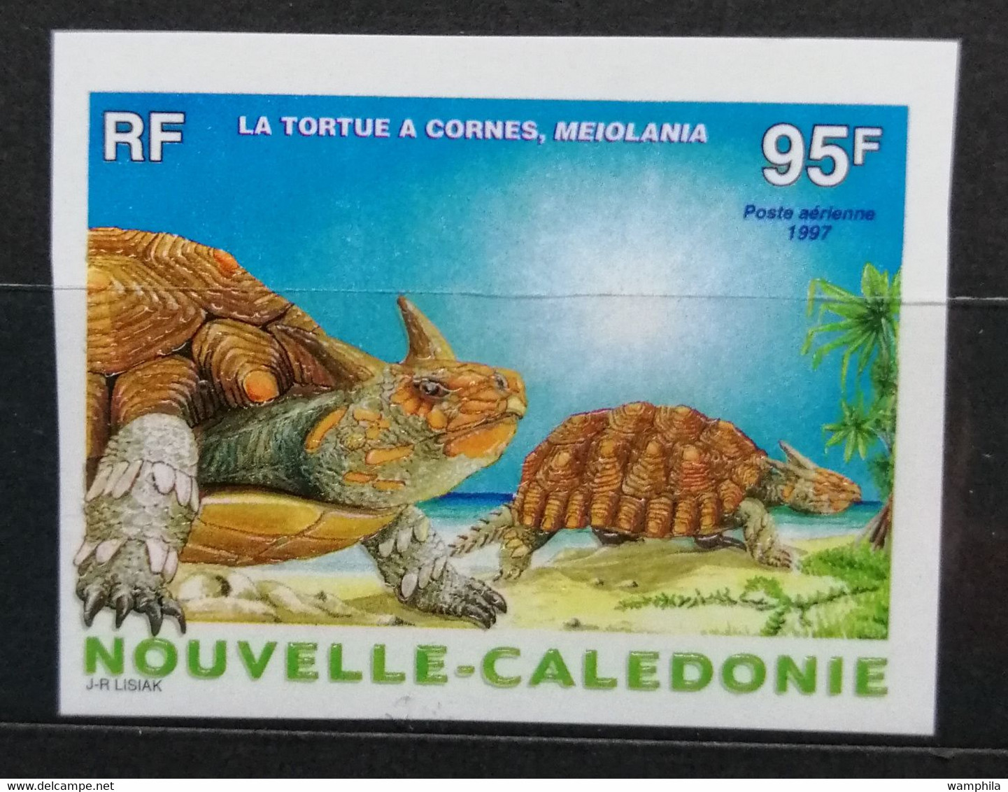 Nouvelle-Calédonie NON DENTELE  P.A N°349** Tortues. Cote 10€ - Ongetande, Proeven & Plaatfouten