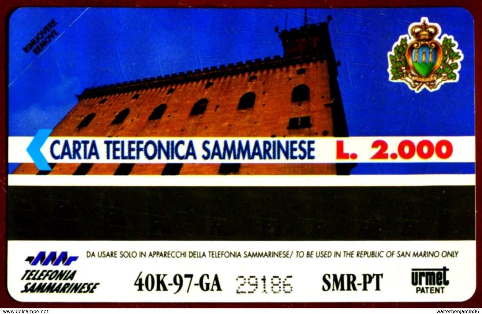 G SM 21 C&C 7021 SCHEDA TELEFONICA NUOVA MAGNETIZZATA SAN MARINO ARIETE - San Marino