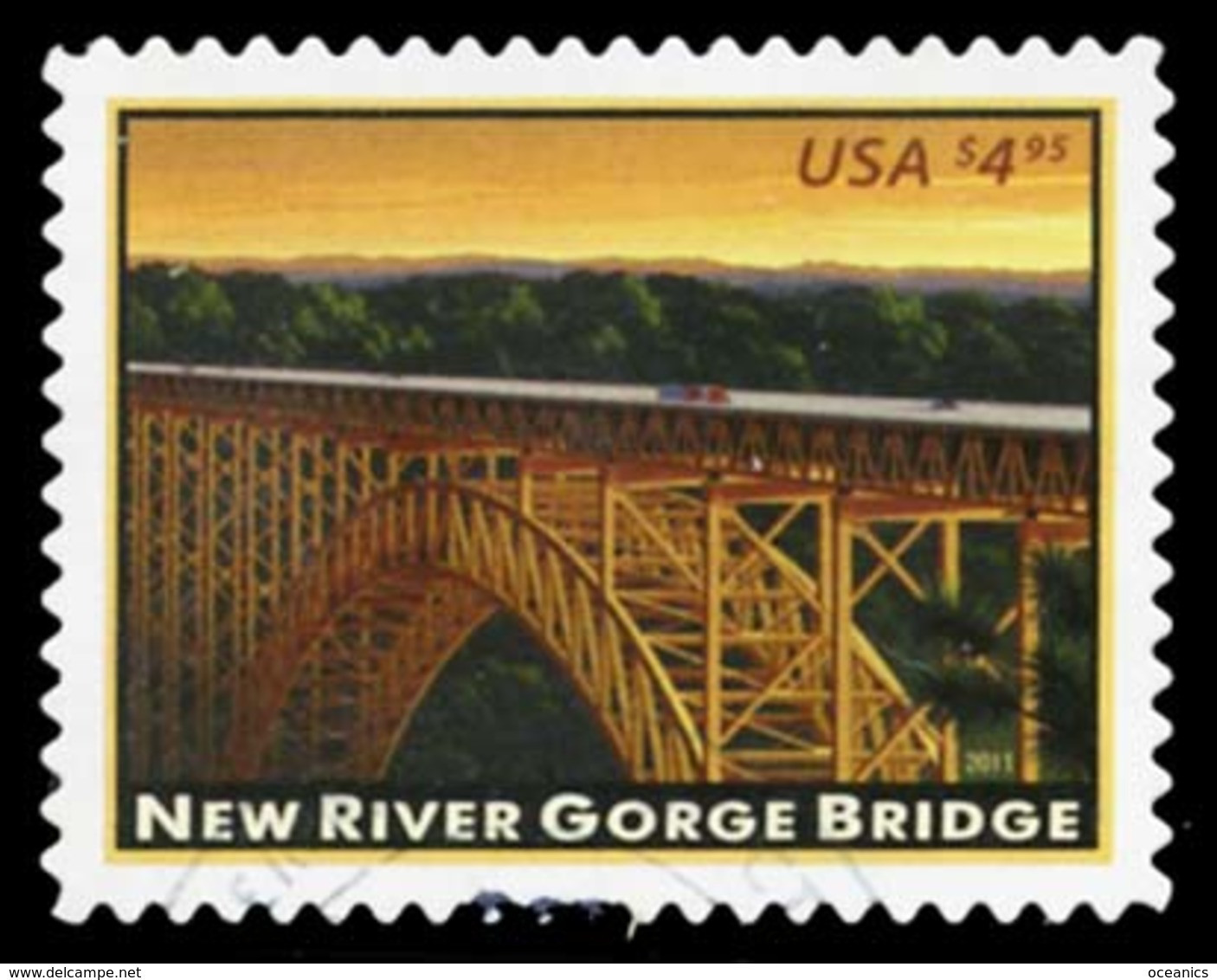 Etats-Unis / United States (Scott No.4511 - New Rive R Gorge Bridge) (o) TB / VF - Used Stamps