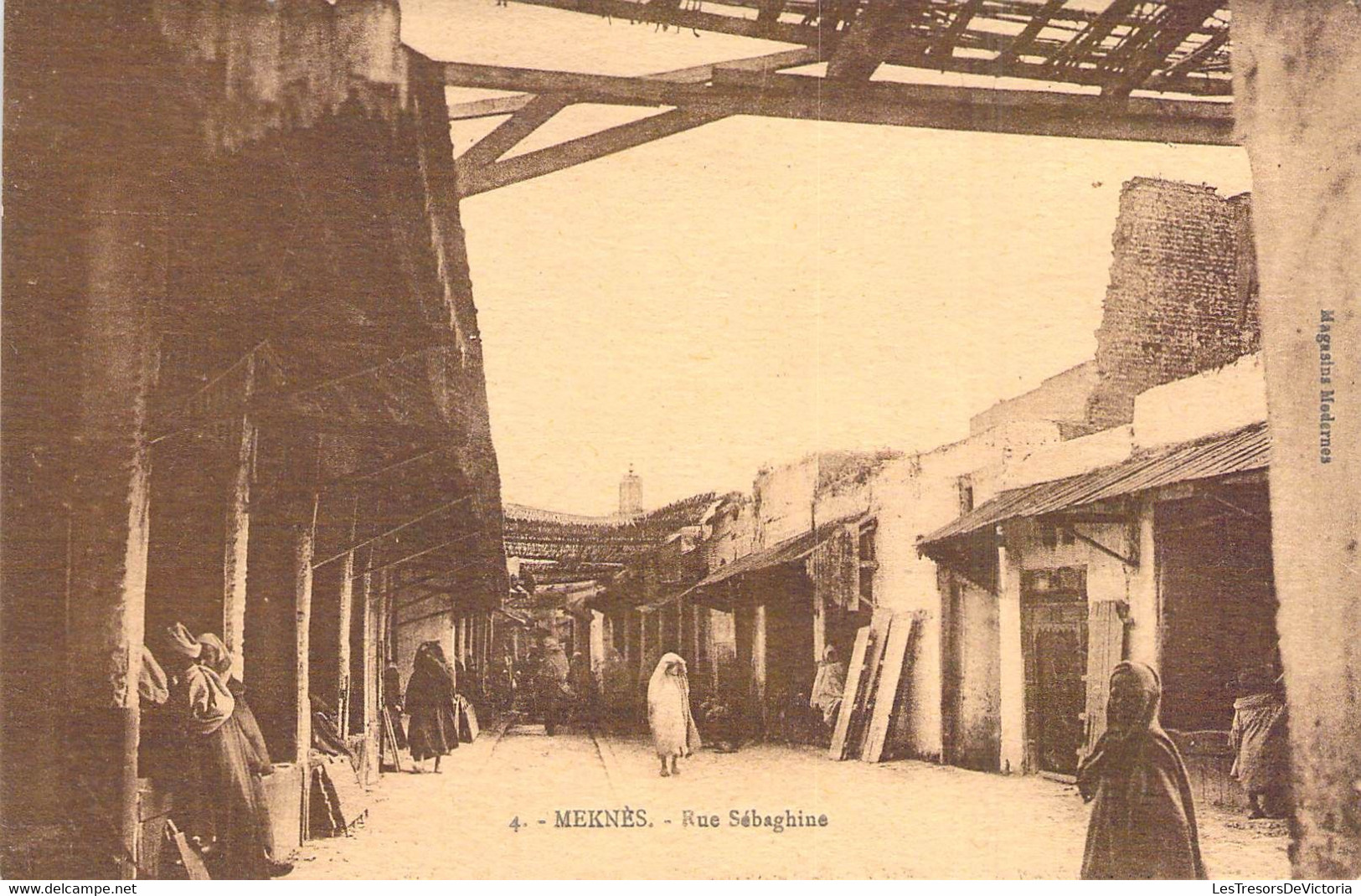 CPA Meknes - Rue Sébaghine - Meknès