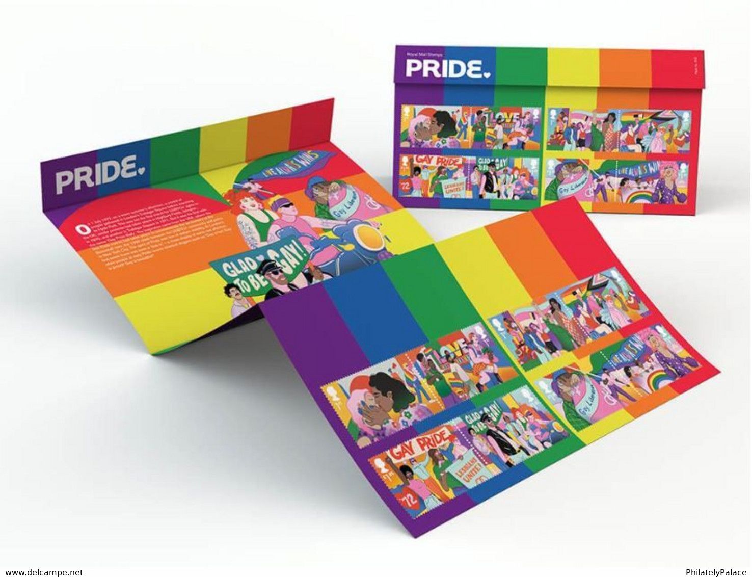 GB UK New *** 2022 50 Years Of The UK Pride Movement, Lesbian And Gay Liberation, LGBT LGBTQ ,MNH Presentation Pack (**) - Zonder Classificatie