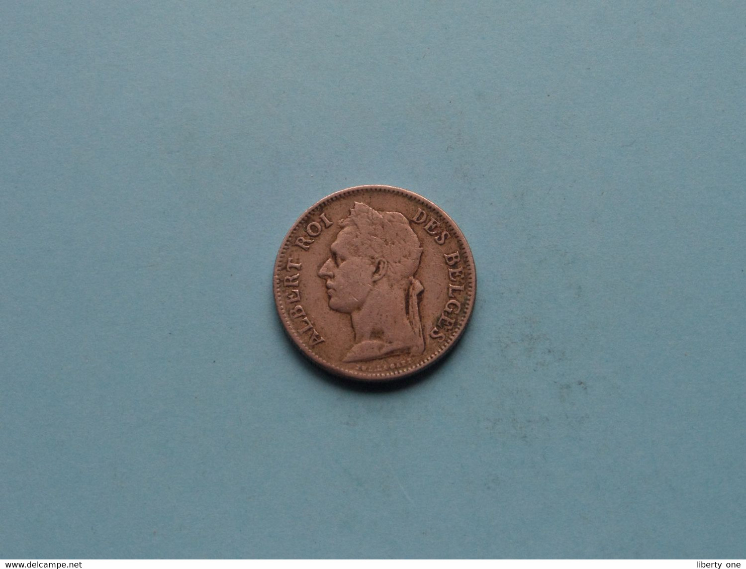 1926 > 50 Cent. ( KM 22 ) > ( Uncleaned Coin / For Grade, Please See Photo ) ! - 1910-1934: Albert I