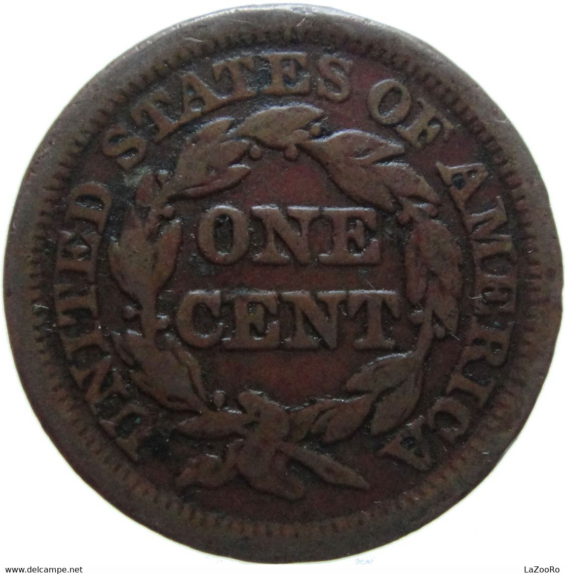 LaZooRo: United States 1 Cent 1847 VF - 1840-1857: Braided Hair