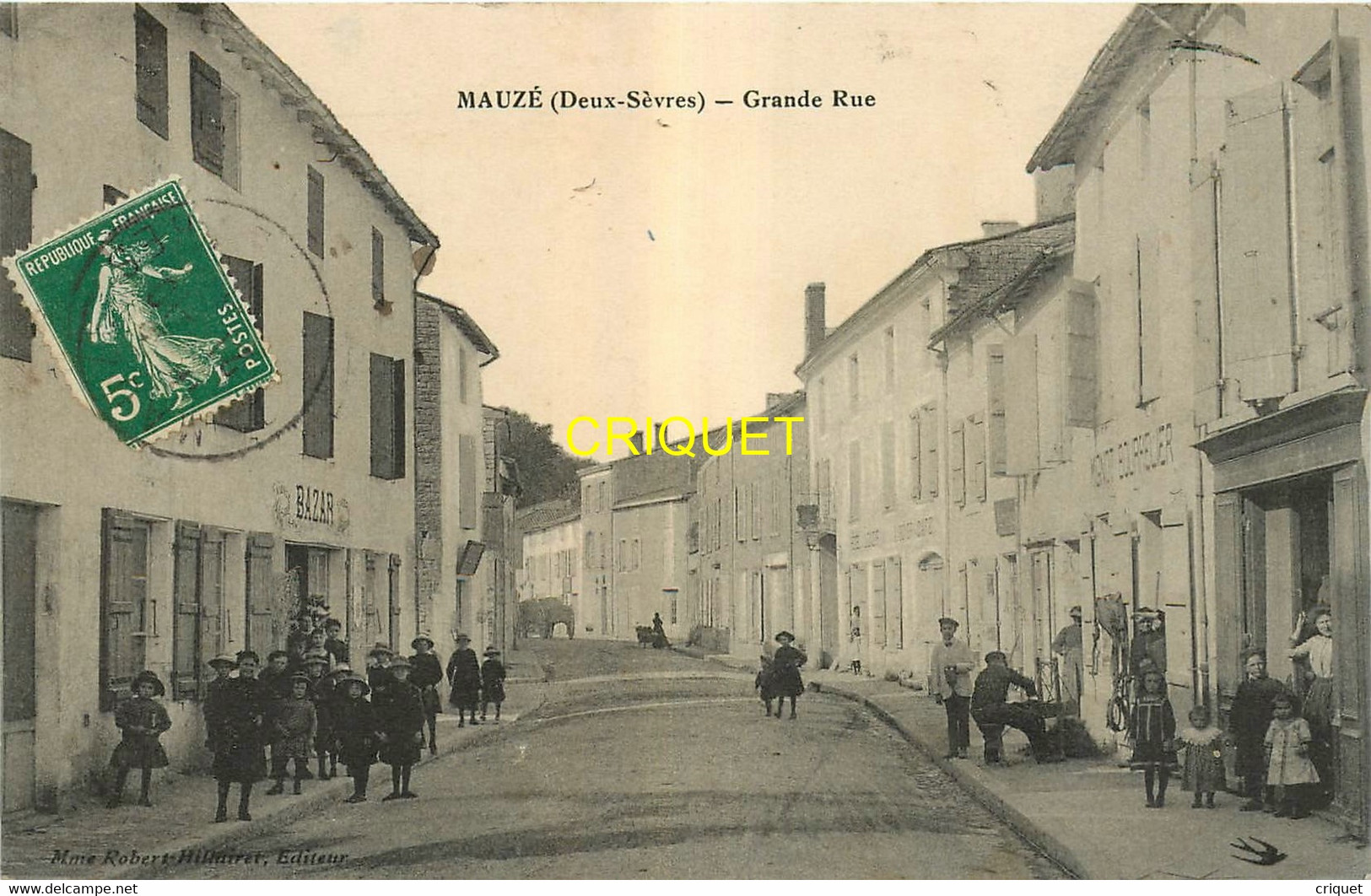 79 Mauzé Sur Le Mignon, Grande Rue, Groupes D'habitants, Bazar ... - Mauze Sur Le Mignon