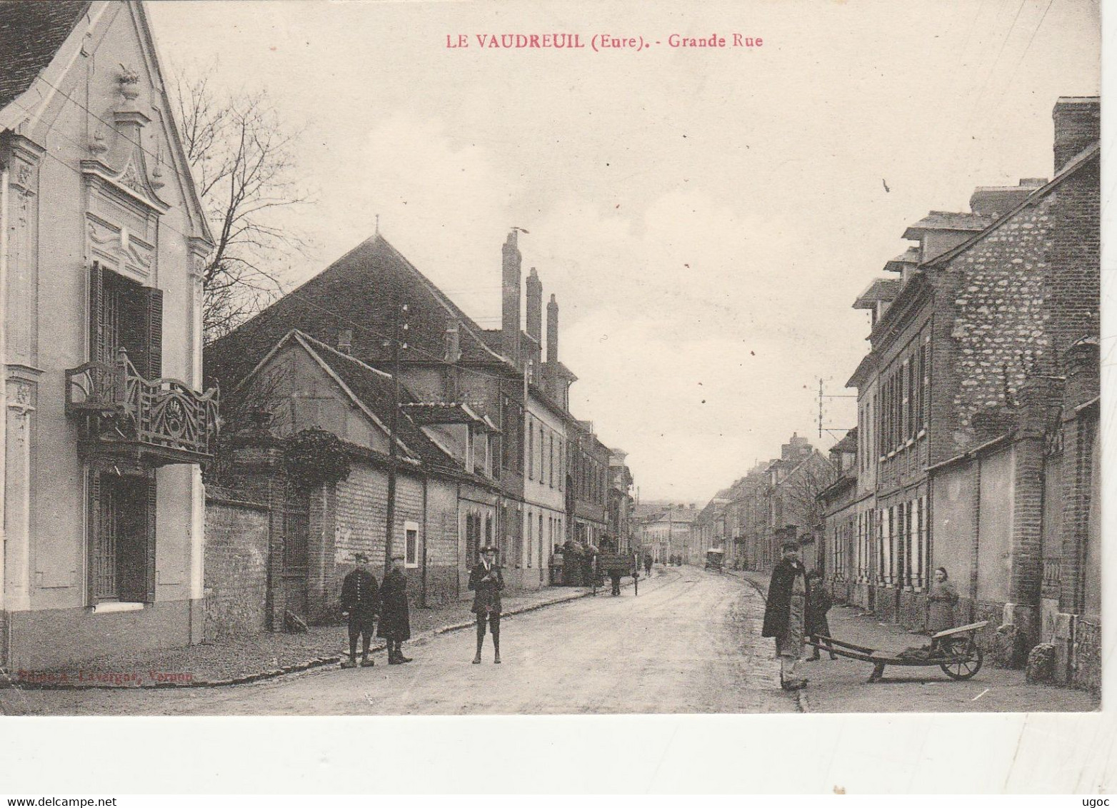 - CPA - 27 - LE VAUDREUIL - Grande Rue - 003 - Le Vaudreuil