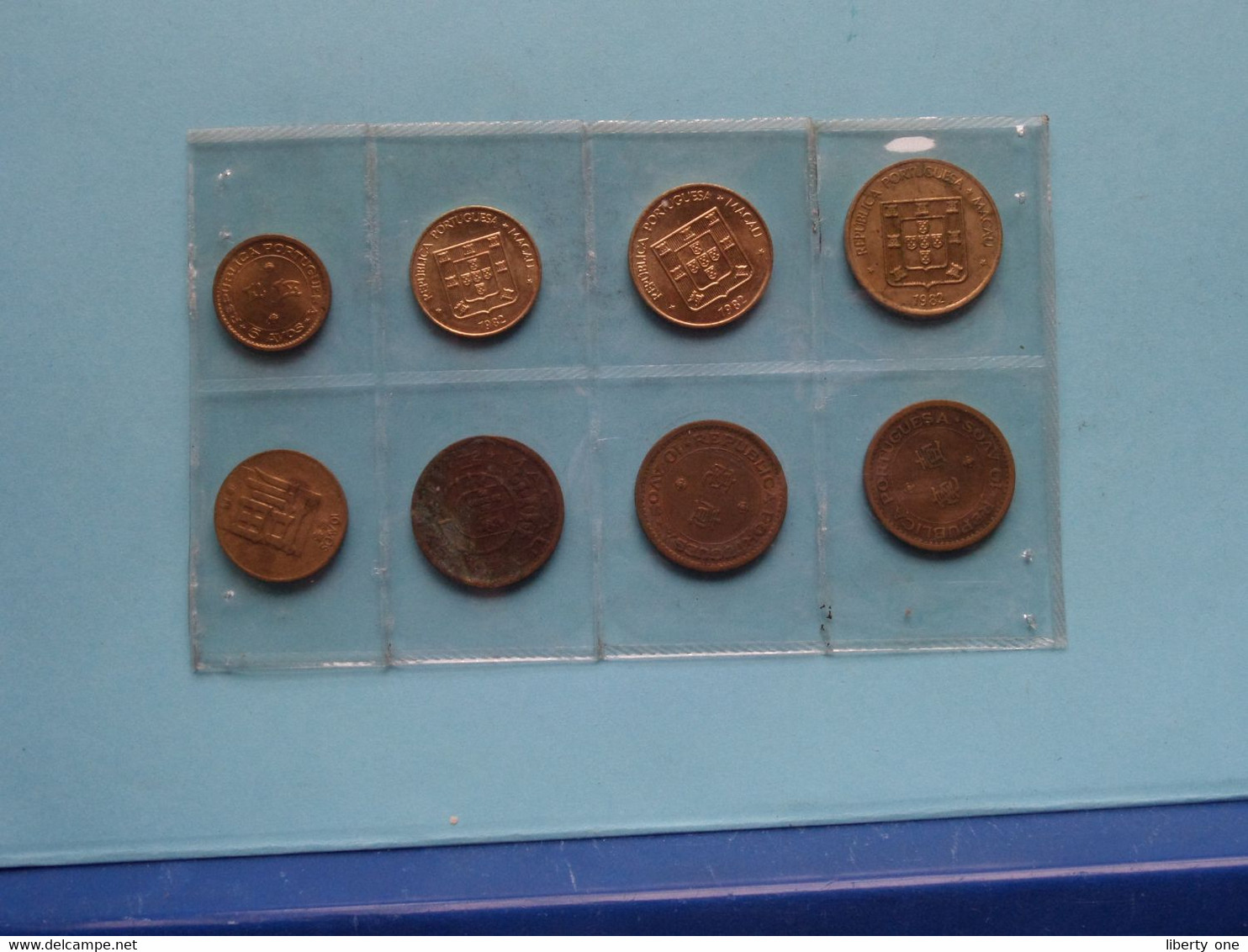 Lot Of 8 Coins ( For Detail See Scans ) MACAU ( Uncleaned Coin / For Grade, Please See Photo ) ! - Macao