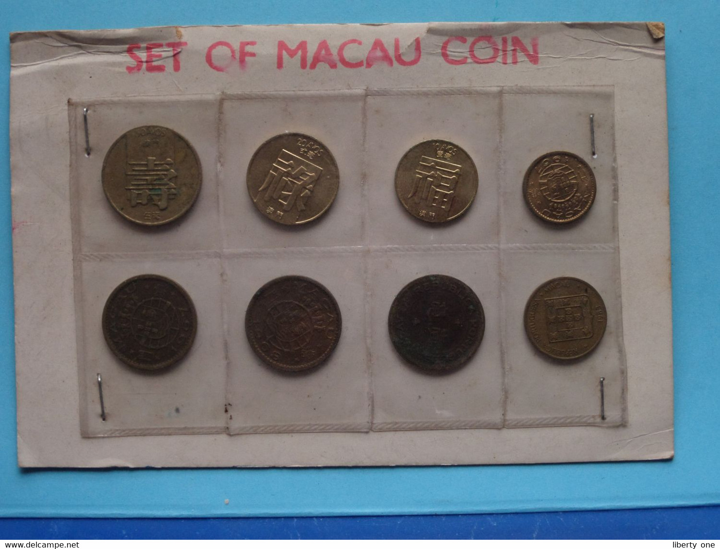 Lot Of 8 Coins ( For Detail See Scans ) MACAU ( Uncleaned Coin / For Grade, Please See Photo ) ! - Macao