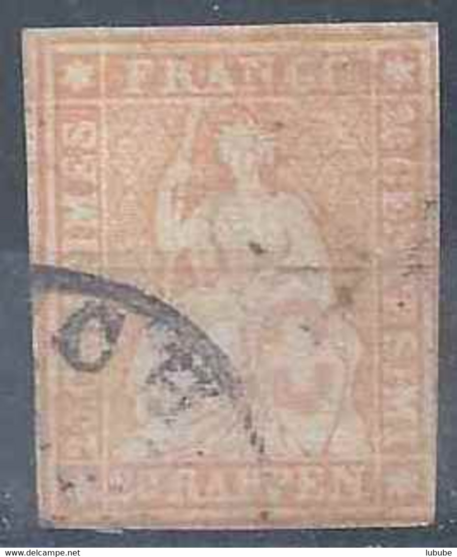 Strubel 25G, 20 Rp.orangegelb         Ca. 1860 - Used Stamps